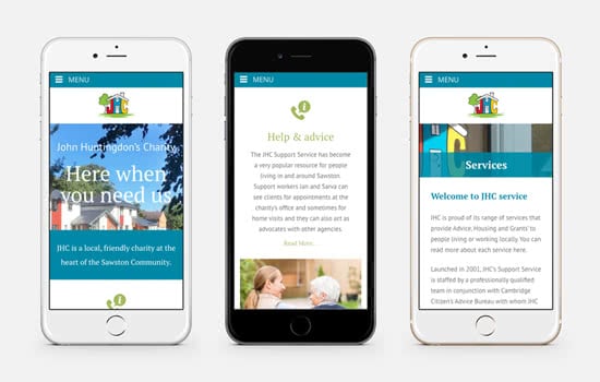 JHC Mobile Website 550x350